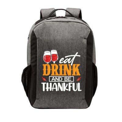 Holiday Eat And Be Thankful Gift Vector Backpack