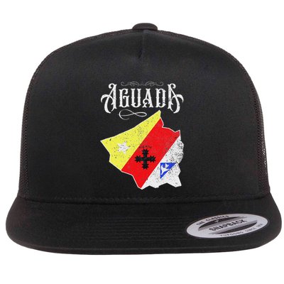 Hecho En Aguada Camisas De Puerto Rico Flatbill Hat