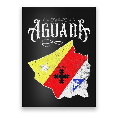 Hecho En Aguada Camisas De Puerto Rico Poster