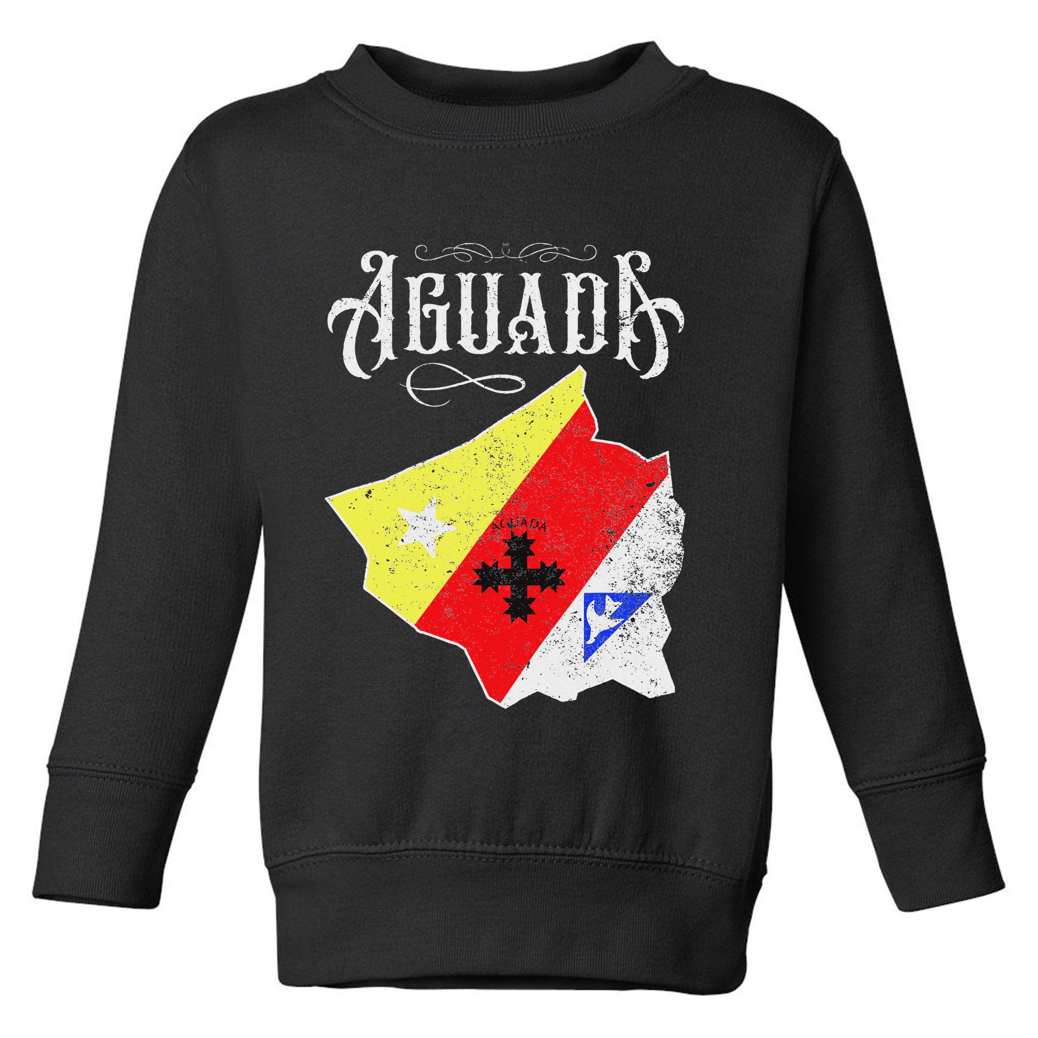 Hecho En Aguada Camisas De Puerto Rico Toddler Sweatshirt