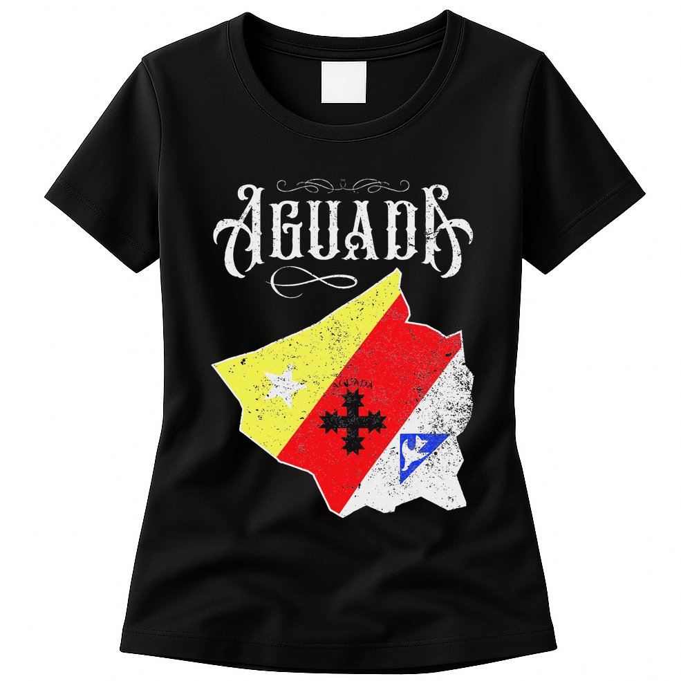 Hecho En Aguada Camisas De Puerto Rico Womens T-Shirt