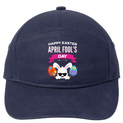 Happy Easter April Fool's Day Gift Easter Eggs 7-Panel Snapback Hat