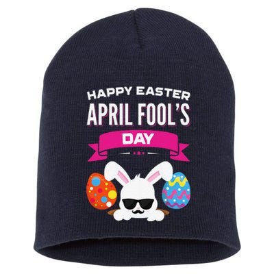 Happy Easter April Fool's Day Gift Easter Eggs Short Acrylic Beanie