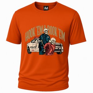 Hook Em And Book Em Cooling Performance Crew T-Shirt