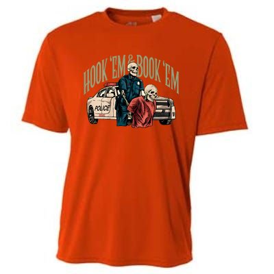 Hook Em And Book Em Cooling Performance Crew T-Shirt