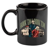 Hook Em And Book Em 11oz C Handle Ceramic Mug