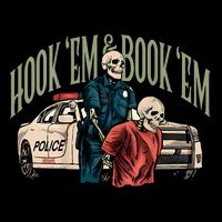 Hook Em And Book Em Crop Top