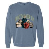 Hook Em And Book Em Garment-Dyed Sweatshirt