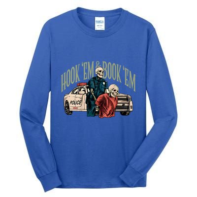 Hook Em And Book Em Tall Long Sleeve T-Shirt