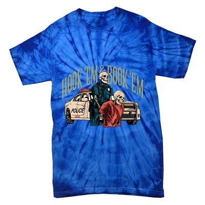 Hook Em And Book Em Tie-Dye T-Shirt
