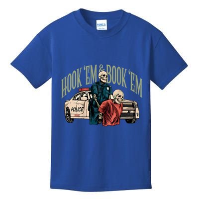 Hook Em And Book Em Kids T-Shirt