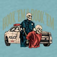 Hook Em And Book Em Sueded Cloud Jersey T-Shirt