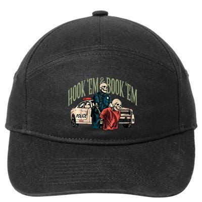 Hook Em And Book Em 7-Panel Snapback Hat
