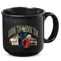 Hook Em And Book Em 15oz Campfire Ceramic Mug