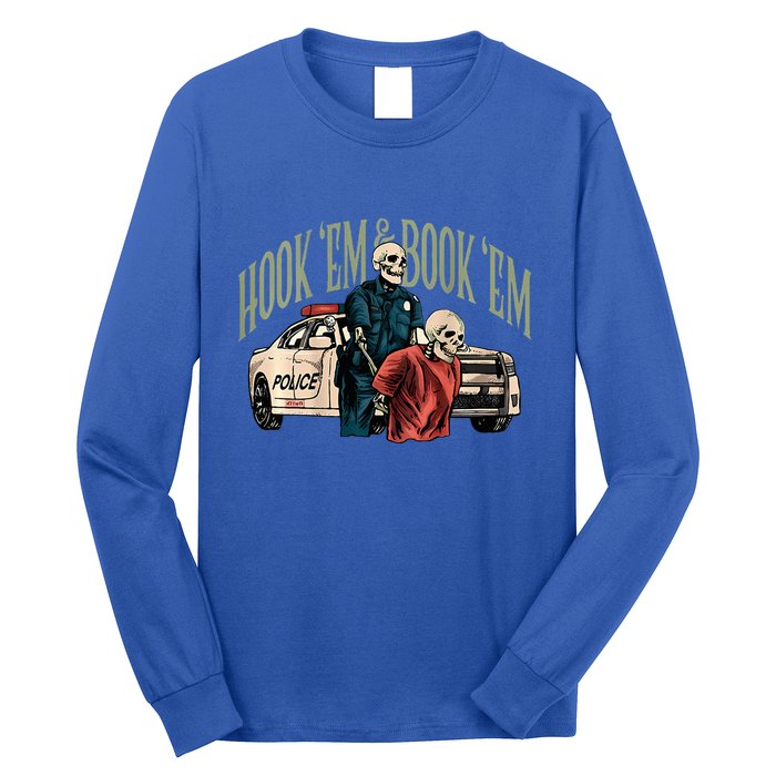 Hook Em And Book Em Long Sleeve Shirt