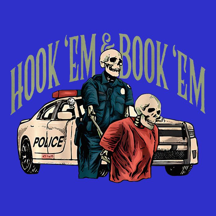 Hook Em And Book Em Long Sleeve Shirt