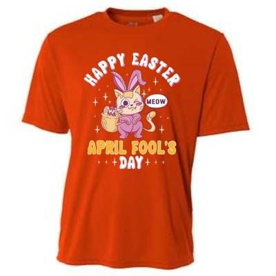 Happy Easter April Fools Day Prank Jokester Holiday Gift Cooling Performance Crew T-Shirt