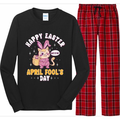 Happy Easter April Fools Day Prank Jokester Holiday Gift Long Sleeve Pajama Set