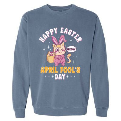 Happy Easter April Fools Day Prank Jokester Holiday Gift Garment-Dyed Sweatshirt