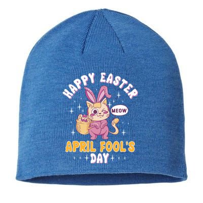 Happy Easter April Fools Day Prank Jokester Holiday Gift Sustainable Beanie