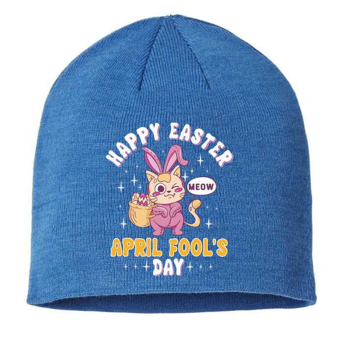 Happy Easter April Fools Day Prank Jokester Holiday Gift Sustainable Beanie