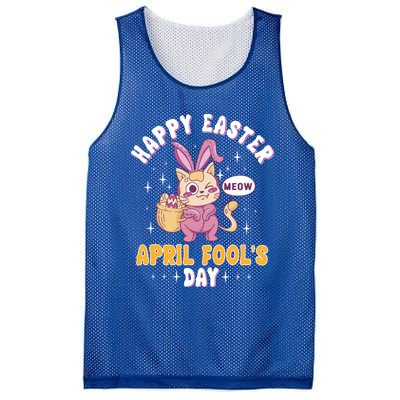 Happy Easter April Fools Day Prank Jokester Holiday Gift Mesh Reversible Basketball Jersey Tank