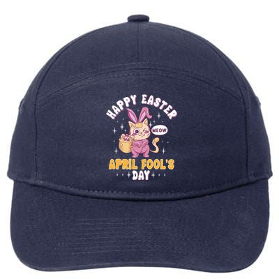 Happy Easter April Fools Day Prank Jokester Holiday Gift 7-Panel Snapback Hat