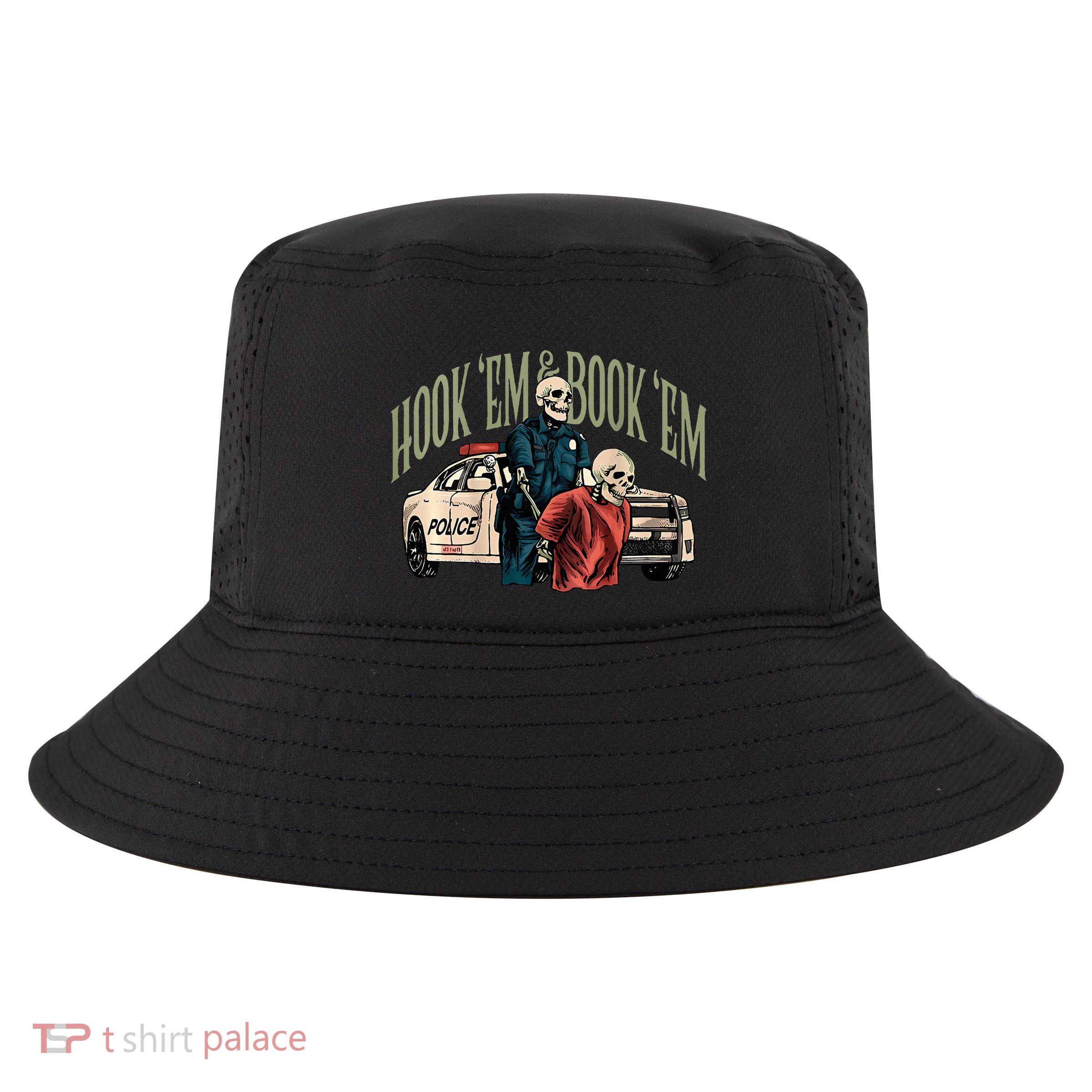 Hook Em And Book Em Cool Comfort Performance Bucket Hat