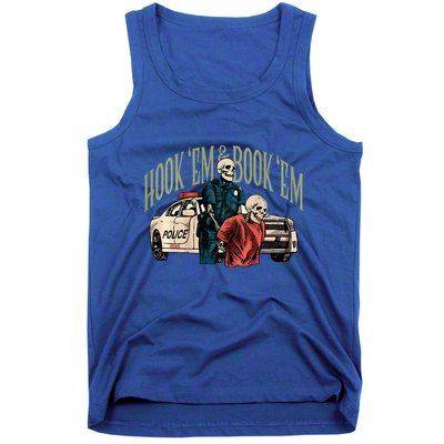Hook Em And Book Em Tank Top