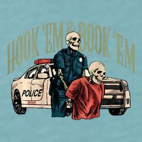 Hook Em And Book Em Sueded Cloud Jersey T-Shirt