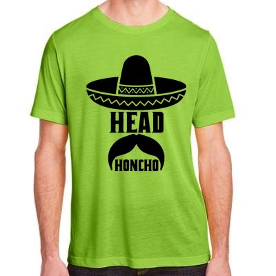 Head Honcho Sombrero Moustache Funny Cinco De Mayo Adult ChromaSoft Performance T-Shirt