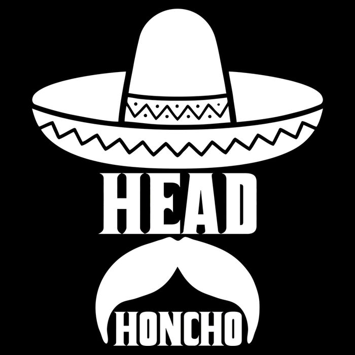 Head Honcho Sombrero Moustache Funny Cinco De Mayo USA-Made Doggie Bandana