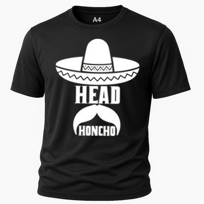 Head Honcho Sombrero Moustache Funny Cinco De Mayo Performance Shirt