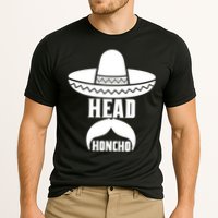 Head Honcho Sombrero Moustache Funny Cinco De Mayo Cooling Performance Crew T-Shirt