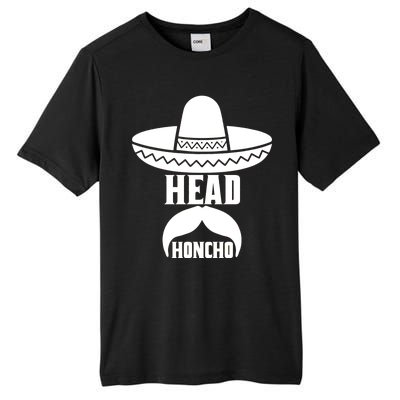 Head Honcho Sombrero Moustache Funny Cinco De Mayo Tall Fusion ChromaSoft Performance T-Shirt