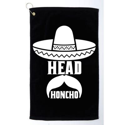 Head Honcho Sombrero Moustache Funny Cinco De Mayo Golf Towel