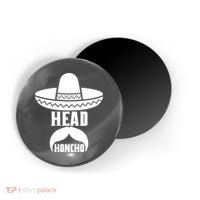Head Honcho Sombrero Moustache Funny Cinco De Mayo Magnet