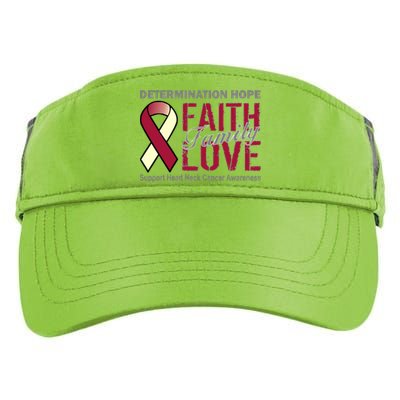 Head Neck Cancer Awareness Adult Drive Performance Visor