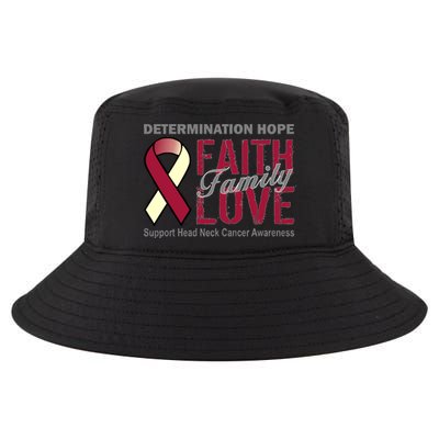 Head Neck Cancer Awareness Cool Comfort Performance Bucket Hat