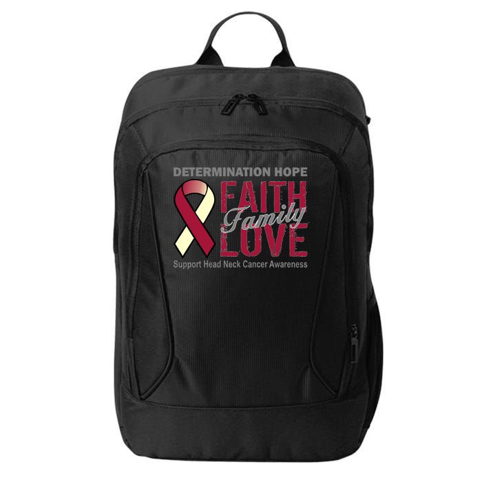 Head Neck Cancer Awareness City Backpack