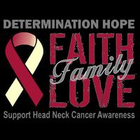 Head Neck Cancer Awareness Impact Tech Backpack