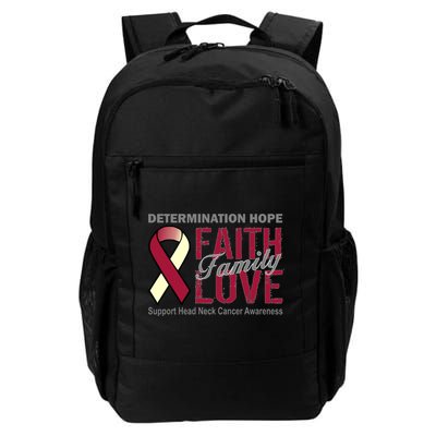 Head Neck Cancer Awareness Daily Commute Backpack