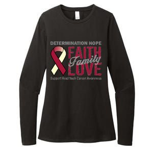 Head Neck Cancer Awareness Womens CVC Long Sleeve Shirt