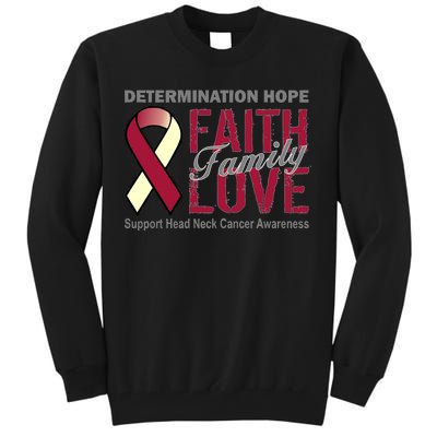 Head Neck Cancer Awareness Tall Sweatshirt