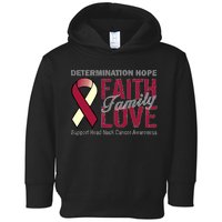 Head Neck Cancer Awareness Toddler Hoodie