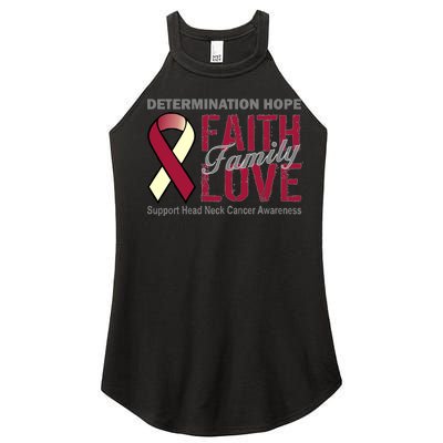 Head Neck Cancer Awareness Women's Perfect Tri Rocker Tank