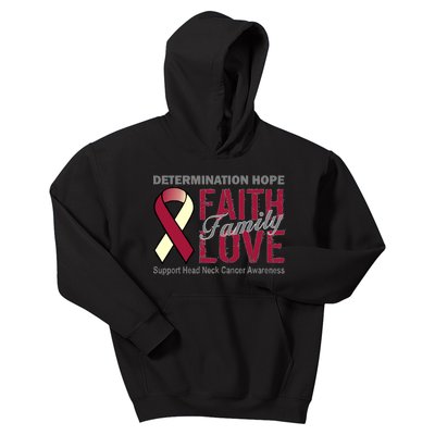 Head Neck Cancer Awareness Kids Hoodie