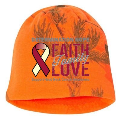 Head Neck Cancer Awareness Kati - Camo Knit Beanie