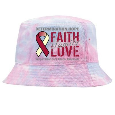 Head Neck Cancer Awareness Tie-Dyed Bucket Hat