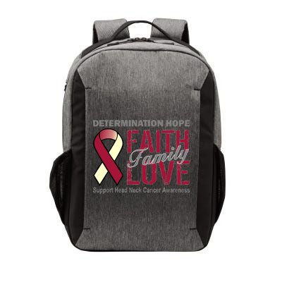 Head Neck Cancer Awareness Vector Backpack